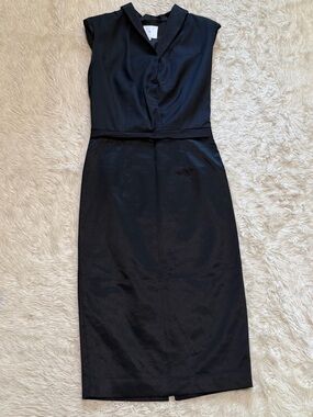 G. Label by goop Structured Black Sheath Dress - Size 4